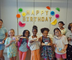 Host a creative, fun-filled birthday party celebration for your child’s special day at the Museum of Arts and Design. Photo by Jody Mercier