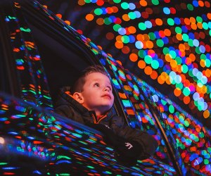 Drive through a transfixing wonderland of lights at the Magic fo Lights Drive-thru at the PNC Bank Arts Center. 