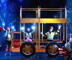 Hop aboard The Magic School Bus at BMCC Tribeca Performing Arts Center. Photo courtesy of TheatreWorksUSA