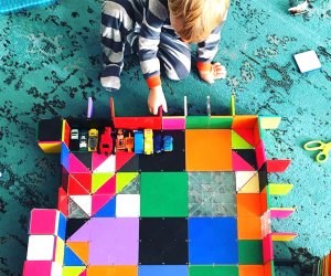Toys Sure to Entertain Kids for Hours and Hours Again and Again Geometric Magna-Tiles offer hours of building fun. Photo courtesy of the company
