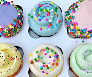 Enjoy a sweet treat from Magnolia Bakery, one of our picks for family-friendly dining near Rockefeller Ceter