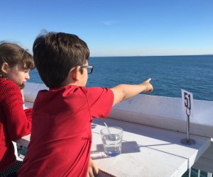 Look for whales and dolphins right from your table at Malibu Farm. Photo by Meghan Rose