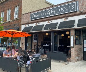 Exterior view of Frankie and Fanucci's in Mamaroneck