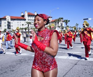 Mardi Gras parade in Galveston