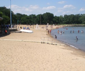 Margaret T. Burroughs beach is great for kids!