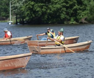 Cheer on the competitors in the Maritime Festival and National Boat Building Challenge. Photo courtesy of the HRMM 