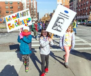 Join Manhattan Country School for its 35th annual Martin Luther King Jr. Commemorative March. Photo courtesy of the school
