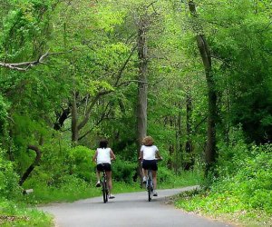 Massapequa Preserve's bike trails connect to Long Island's Greenbelt Trail. Photo courtesy of the preserve