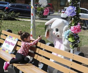 Meet the Easter Bunny at Spring Fest. Photo courtesy of McLean Community Center, Facebook