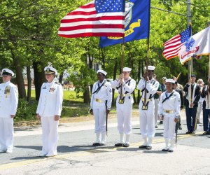 Honor our troops at a Memorial Day ceremony. Photo courtesy of the USS Constitution Museum, Facebook.