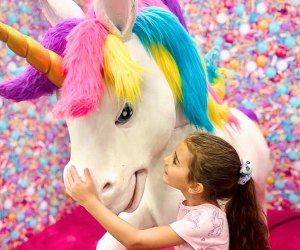 Delight in the magic of unicorns when Unicorn World visits Miami. Photo courtesy of Unicorn World