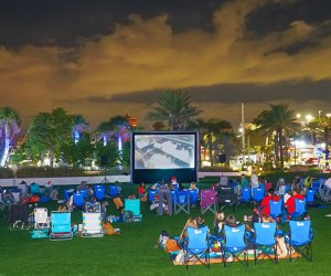 Enjoy an iconic film at The Loop's Movies by Moonlight. Photo courtesy of the LOOP Fort Lauderdale