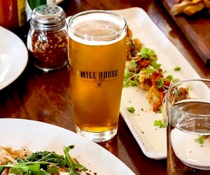 Mill House Brewing Company offers a warm, historic, and visually appealing setting.