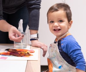 Help those little hands make a masterpiece at these mommy & me classes in Boston. Photo courtesy of Minni