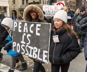 Manhattan Country School holds its annual Martin Luther King Jr. Commemorative March on Monday, January 17. Photo courtesy of the school