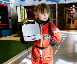 Image of child dressed as astronaut.
