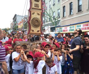 In Italian Williamsburg celebrate  the annual Giglio Feast held every July. Photo by Mommy Poppins