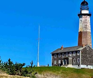 Climb the steps at the Montauk Point Lighthouse during a Memorial Day weekend getaway.