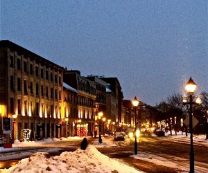 Visit Montreal in the winter and you'll be treated to Christmas lights.