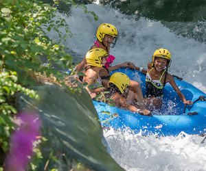 Careen down the supercharged white water raft ride, Colorado River, at Mountain Creek. Photo courtesy of Mountain Creek