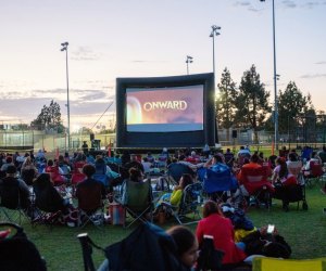 Free movies under the stars... Photo courtesy of Santa Ana Movies in the Park  via Facebook