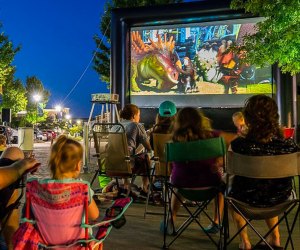 Catch a movie on a warm summer night at Movies Under the Moon. Photo courtesy of Kings Harbor 