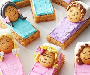 Make cute and delicious Sleeping Bag Blondies. Photo courtesy of Taste of Home