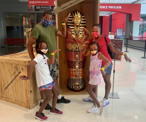 Walk like an Egyptian at the Carnegie Science Center in Pittsburgh. Photo courtesy of the center