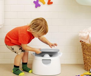 Munchkin 3 in 1 potty seat goes from potty to stepping stool to portable seat!