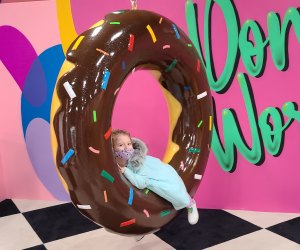 Hollywood's Museum of Illusions: Where kids can swing on a giant donut