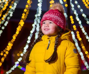 Holiday lights are shining bright this weekend in Connecticut! Lantern Light Village photo by Joe Michael, ©Mystic Seaport