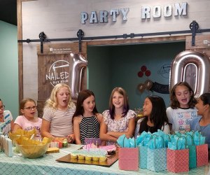 Host a birthday party at Nailed It, where guests can make their own creations to take home. 