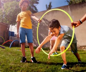 Help your kids channel their inner Ninja Warrior by building them a fun obstacle course.