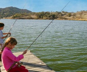 Take the kids fishing for Fishing Day. Or you can play 