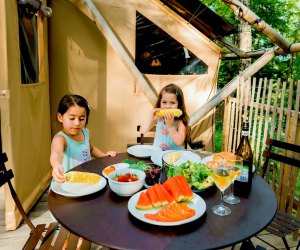 Our 100 Best Family Vacation Destinations: Huttopia glamping