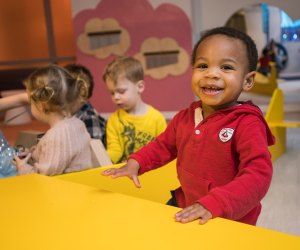 Toddlers have their own soft space to play at the National Children's Museum. Photo by Jason Dixson Photography courtesy of the museum.