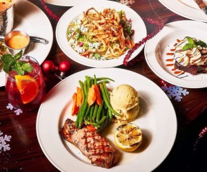Dine out at a fun Atlanta restaurant, like The Hard Rock Cafe, open on Christmas and give yourself the ultimate Christmas gift of relaxation. Photo courtesy of the restaurant