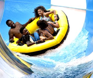 The River Canyon Run at Great Wolf Lodge is a raft slide the whole family can enjoy! 