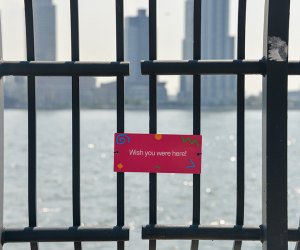 "wish you were here" sign" at new wave pier