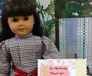 Make calling cards for your American Girl Doll in White Plains on Saturday. Photo courtesy of the shop