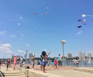 Spend a summer day on the Hudson at FlyNYC's Kite Festival. Photo courtesy of the event
