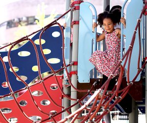 Get ready for challenging climbing at the Hester Street Playground. 