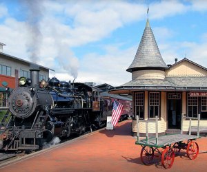 All aboard the New Hope Railroad! Photo courtesy of New Hope Railroad