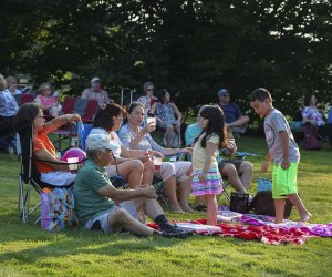 Enjoy a picnic and some outdoor music at Old Westbury Gardens' traditional Picnic Pops series. Photo courtesy of the gardens.