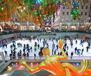 The Rink at Rockefeller Center is open on Christmas Day in NYC