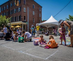 Create art on the streets at the Newburgh Illuminated Festival. Photo courtesy of the festival