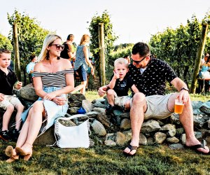 Family Friendly Vineyards and Wineries in New England that Welcome Kids Newport Vineyards is a great place to relax and enjoy lovely views. Photo by Sunway Photography