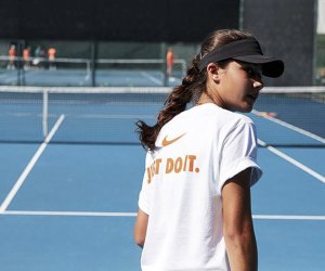 Kids can learn from the best at Nike Tennis Camp at George Washington University. Photo courtesy of ussports.com
