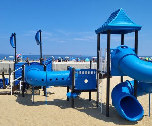 Beachfront playgrounds in New Jersey Belmar Beach Playground