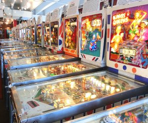 Play a game of pinball at the Silverball Museum Arcade. Photo by Lisa Warden